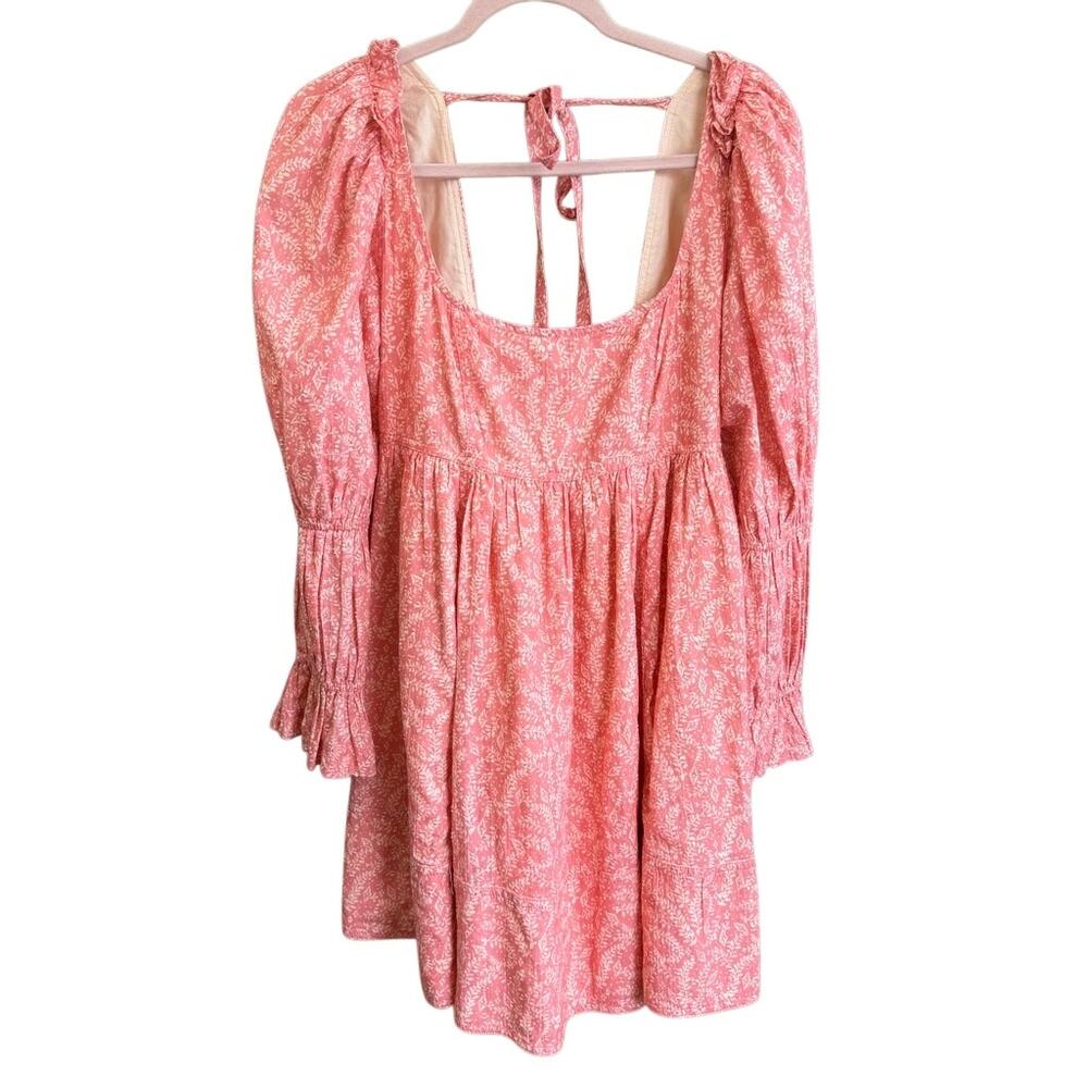 Anthropologie Pilcro Long Sleeve Babydoll Mini Dress‎ Size Medium MSRP $158 Puff - Picture 10 of 15